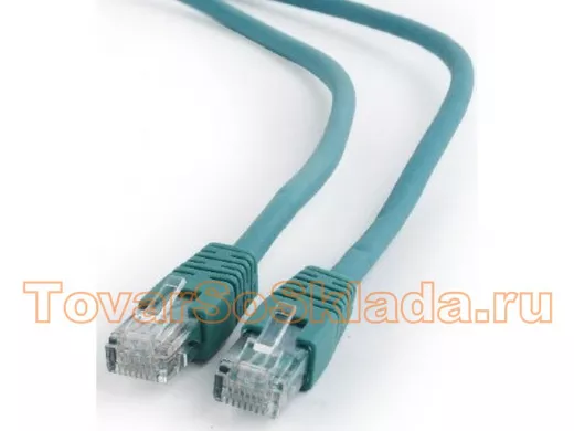 Патч-корд Cablexpert PP6U-0.5M/G кат.6, 0.5м, UTP литой, многожильный (зелёный) PP6U-0.5M/G
