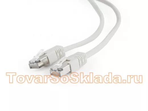 Патч-корд Cablexpert PP22-2m кат.5e, 2м, FTP литой, многожильный (серый) PP22-2m
