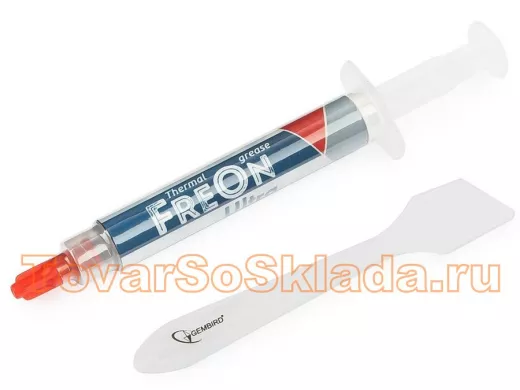 Термопаста Gembird FreOn Ultra GF-21-3 для радиаторов, 3 г, шприц GF-21-3