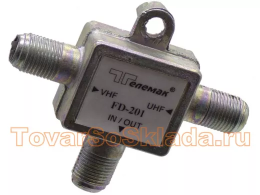 Сумматор телевизионный  FD-201 1-12 (VHF), 21-69 (UHF) 