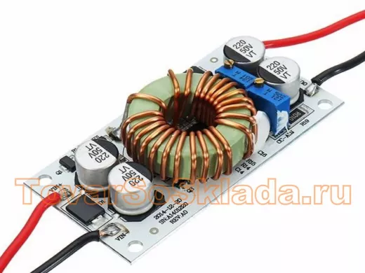 модуль DC-DC повышающий вход 5-48В выход 10-50В с регулятором тока до 8А, 250Вт  