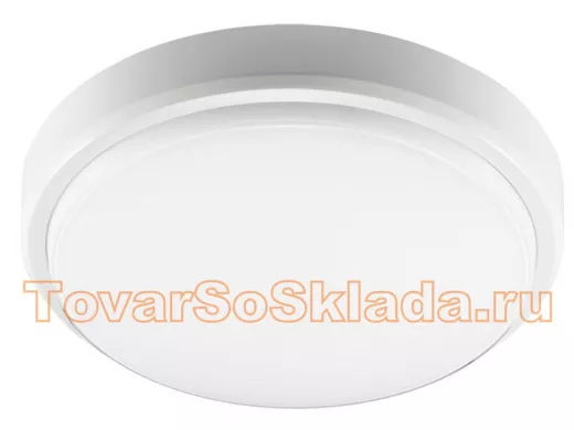 JazzWay светильник PBH-PC2-RA 12W 4000K WHITE 640 лм, накладной, пылевлагозащищенный, ABS-пластик, ц