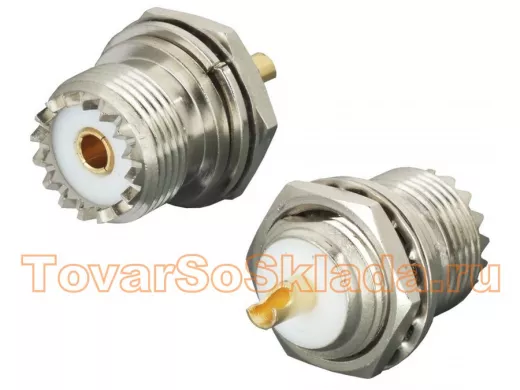 Разъем UHF U-235 PL259(мама, female) на корпус с гайкой