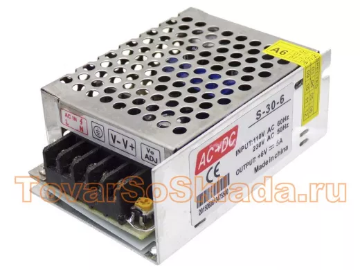 Блок питания  6 Вольт   5 А  