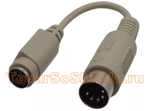 Адаптер PS/2 клав-ра -- в АТ компьютер гибкий CC-177