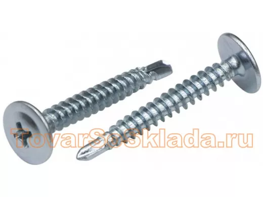 Саморезы 4,2х19 полусфера-прессшайба, цинк, сверло (10000 шт)  в упаковке 10000шт, вес 1шт г, цена з
