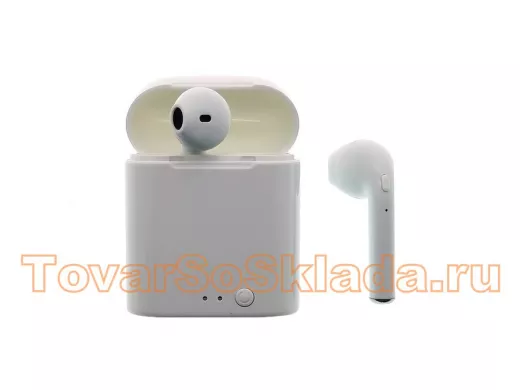 Bluetooth наушники с микрофоном (гарнитура)  Орбита OT-ERB08 Белый (i7-MINI)