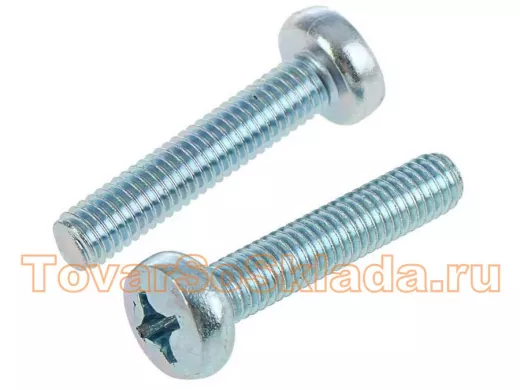 Винт оцинк. с полукруглой головой 5х12 DIN 7985  500шт "ABI-KREP 55682" кг крест.PH2 3,41г?