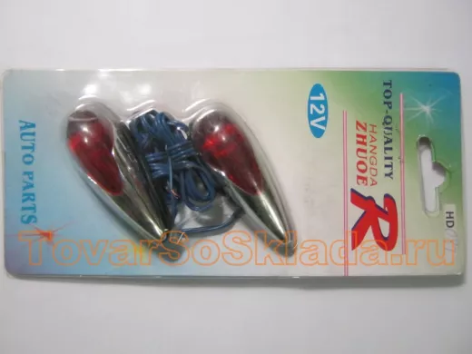 Автомобильные габаритики на липучке красные ART:211