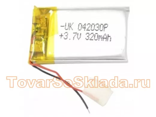 Аккумулятор универсальный 4/20/30мм (3.7v) 320mAh