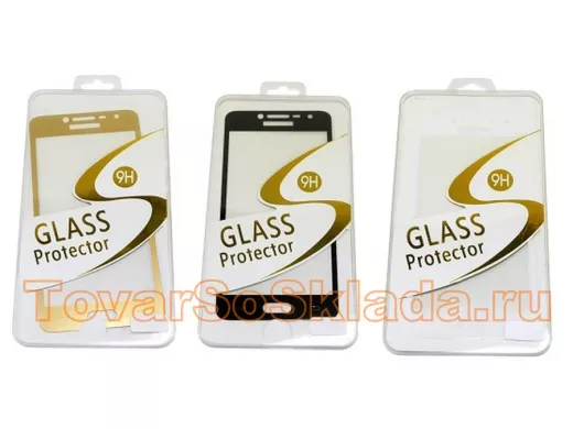 Стекло защитное Xiaomi Mi A2, Full Glass - Base G, чёрное