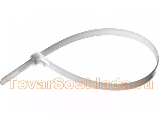Хомут нейлоновый Smartbuy, 2,5х100, белый (SBE-CT-25-100-w)/500