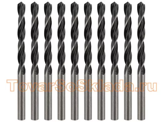 Сверло по металлу  5,0 мм (P6M5) (10 шт. в упаковке) цена за 1 сверло