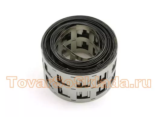 Никелевая лента 0,15мм * 7мм, 3-х рядная (межосевое расстояние 20,2 мм.)  рулон 5м