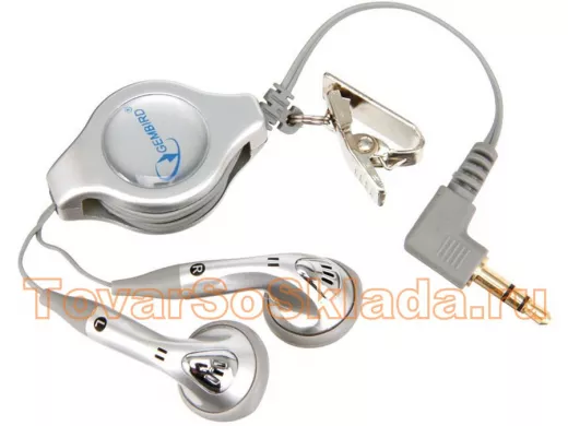 Наушники MIC-411R без оголовья Gembird ,сматывание провода