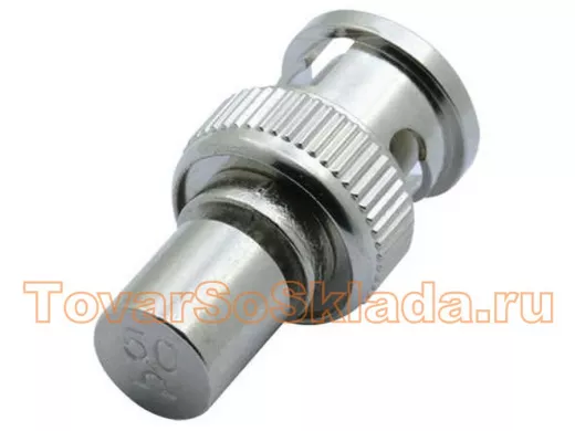 Переходник BNC-штекер / заглушка 50 Ом (терминатор)