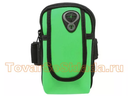 Орбита OT-SMH11 Зеленый чехол-нарукавник для смартфона