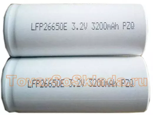 Аккумулятор IFR 26650, 3000 мАч, LifePO4-аккумулятор 3,2В. ток 3C (10А.)